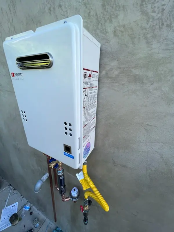 Tankless water heater installation for Riverside homes